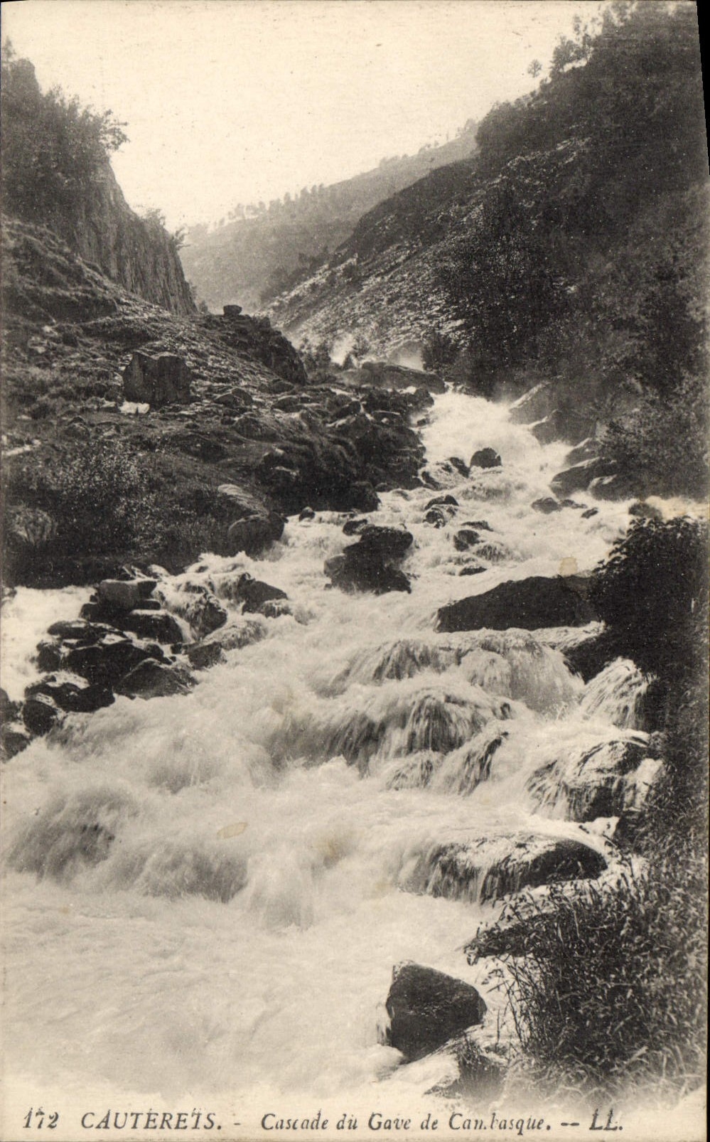 Cautèreïs — Cascade du Gave de Canlasque — LL, n° 172