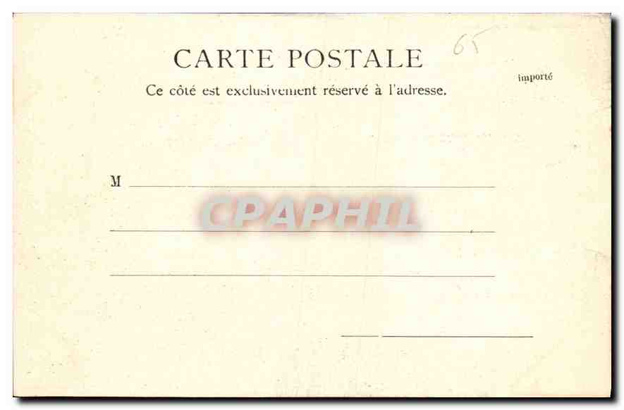 CPA Lourdes Maison Paternelle de Bernadette Soubirous  — Verso