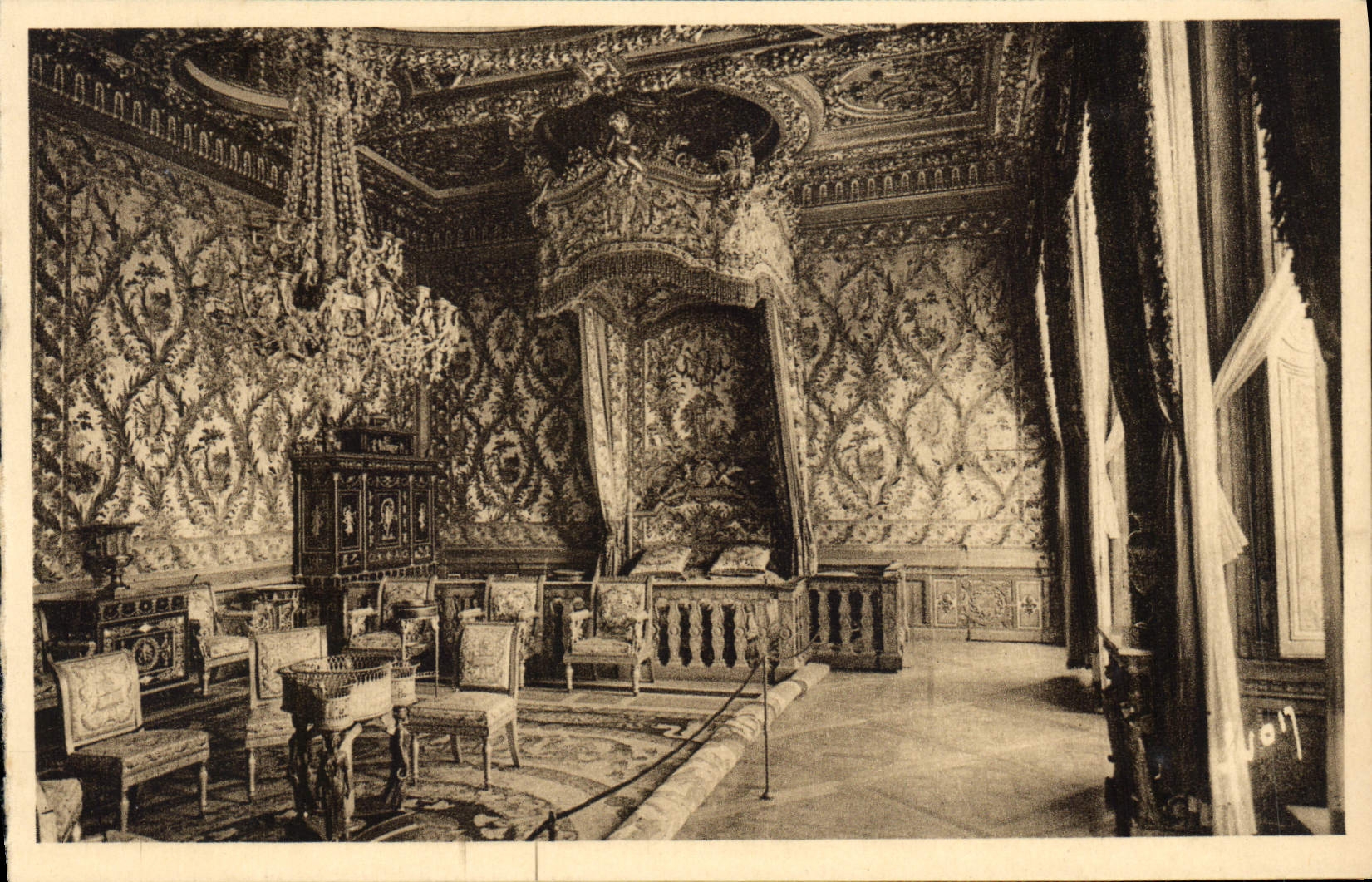 Fontainebleau (S.-et-M.) — Il Palazzo - Camera delle Regine e delle Imperatrici — Le Éditions d'Art "WON", Parigi