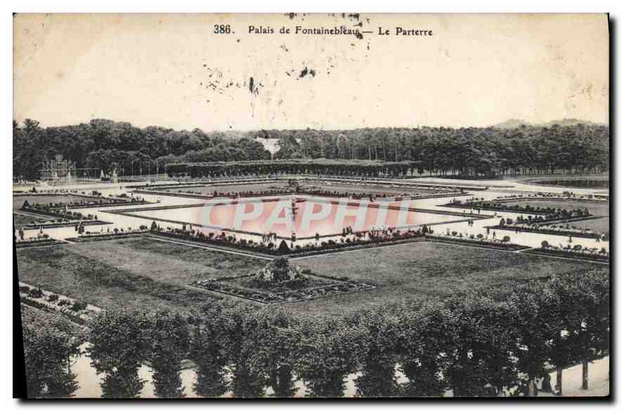 Palais de Fontainebleau — Le Parterre — CRAPHIL n°386