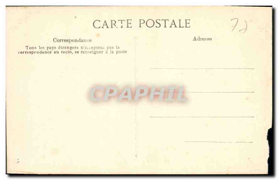 Palacio de FONTAINEBLEAU — Sala de Tapices — Editor B.L.D. n° 280 — Reverso