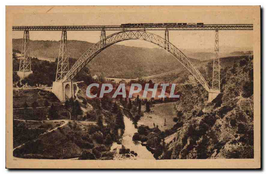 CPA Garabit Cantal Viaduc et Vallee de la Truyere 