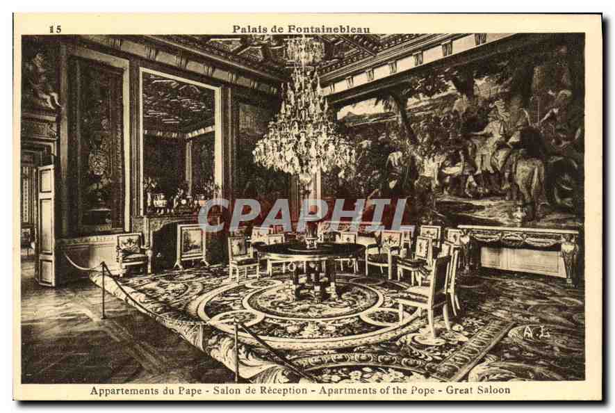 Schloss Fontainebleau — Empfangssaal — Nationale Museen