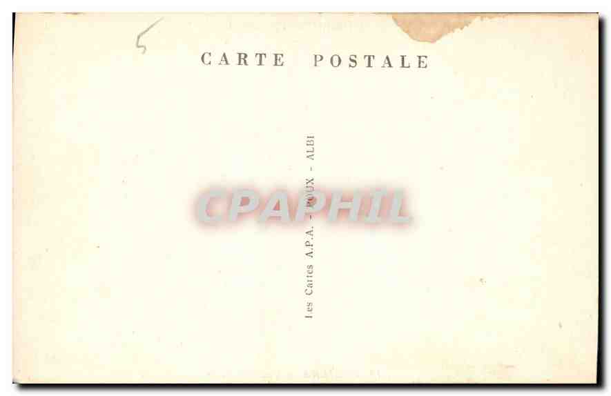 CPA Beziers Vue Generale  — Rückseite