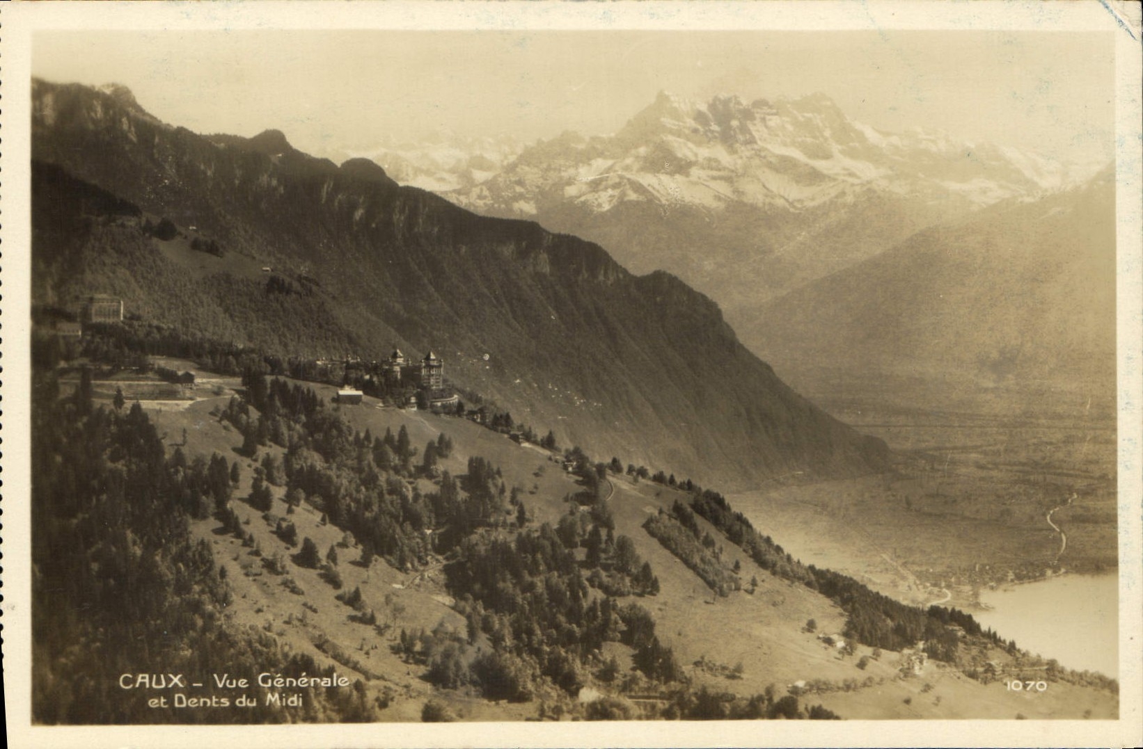 CPA Crux Vue Generale et Dents du Midi 