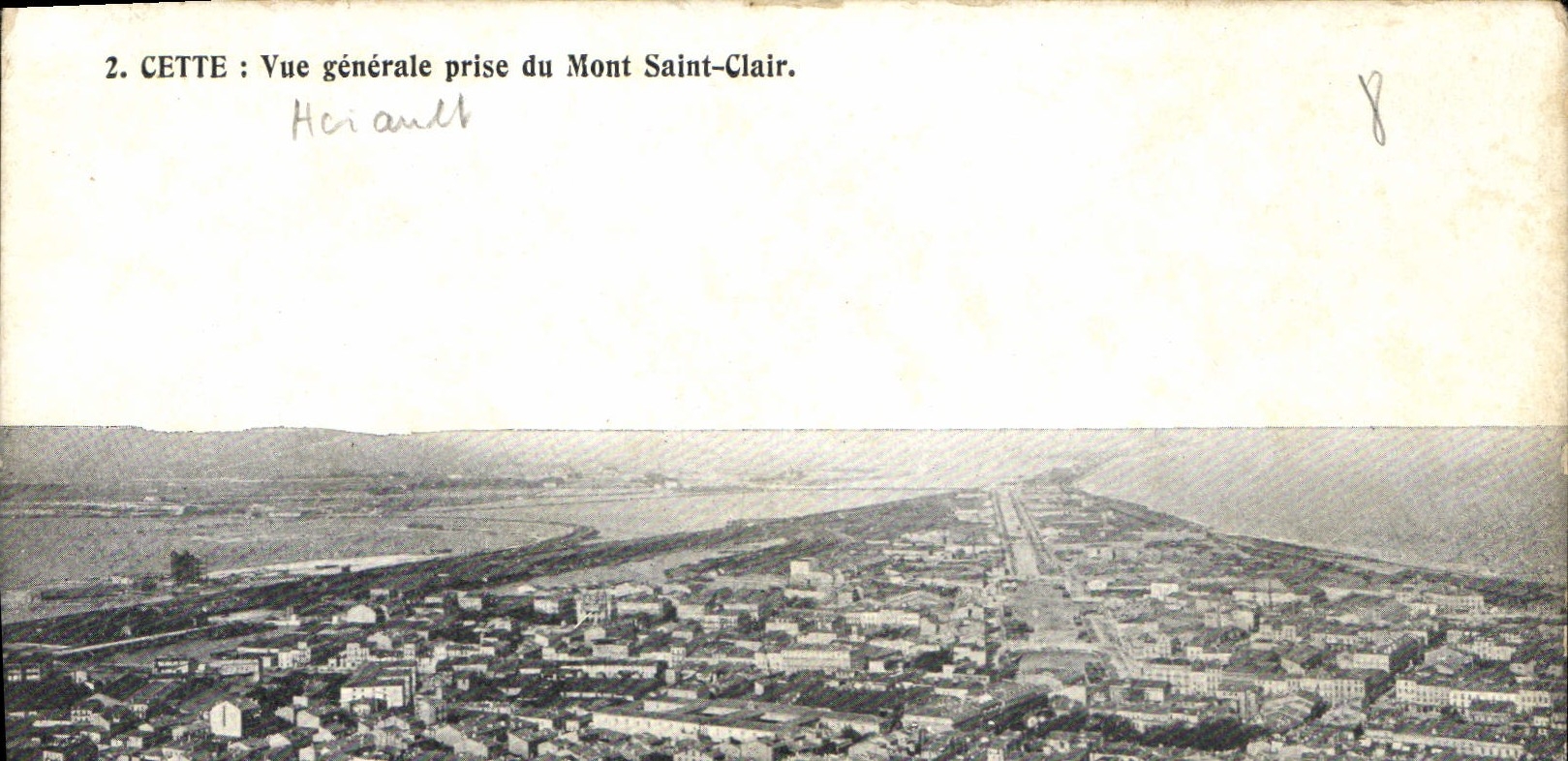 CPA Cette Vue generale prise du Mont Saint Clair 