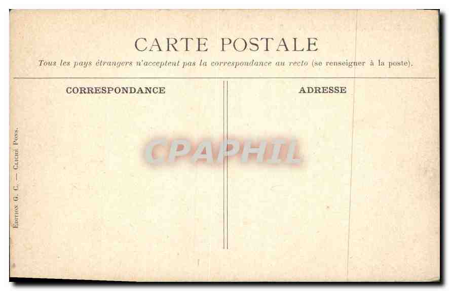 CPA Cette Vue generale prise du Mont Saint Clair  — Rückseite