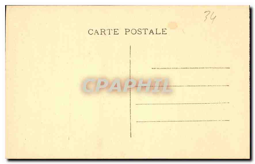 CPA Environs de Meze Herault Abbaye de Valmagne Le Cloitre  — Rückseite