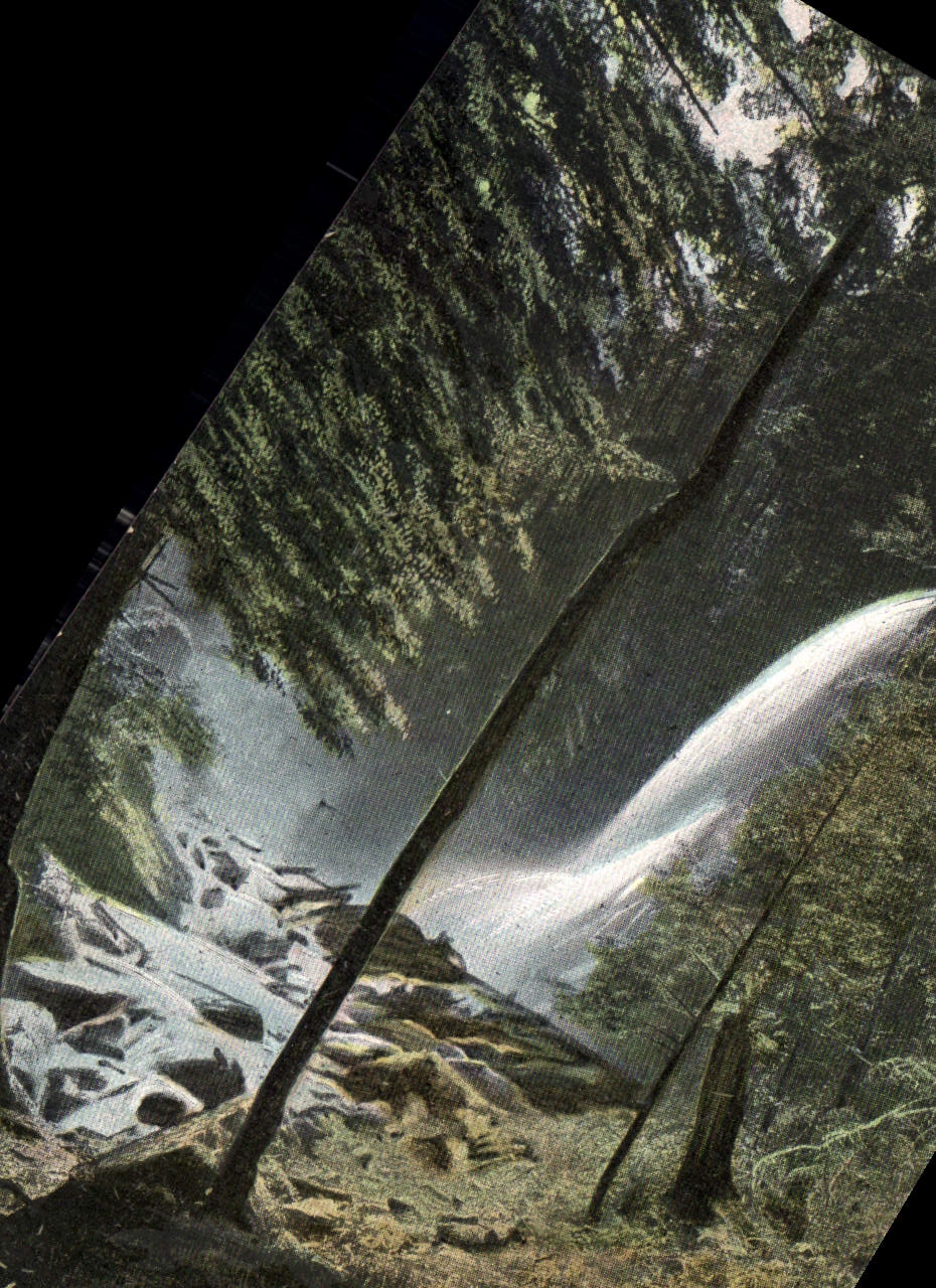 CPA Luchon La cascade du cœur Vallee du Lys