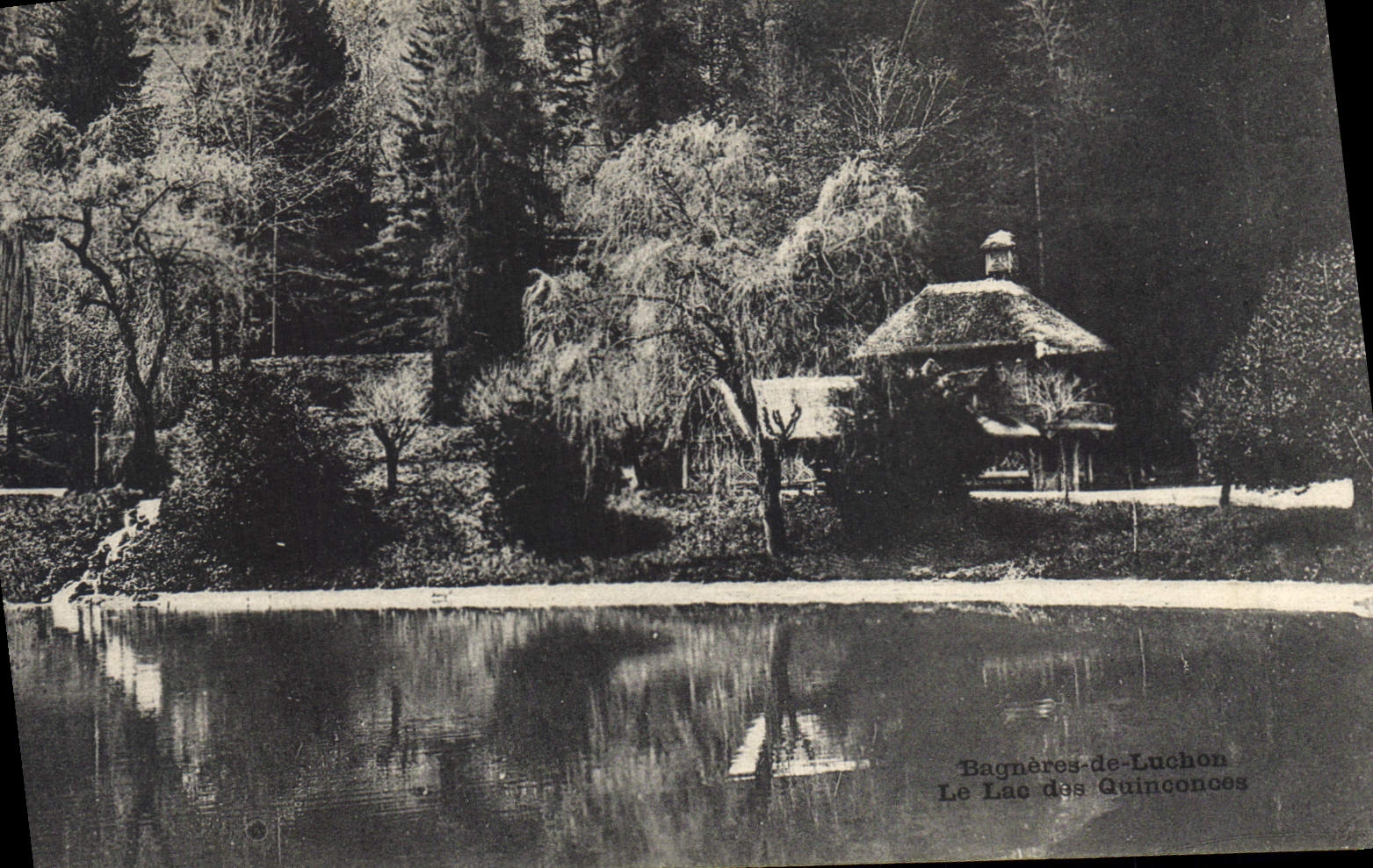 CPA Bagneros de Luchon Le Lac des Quinconces 