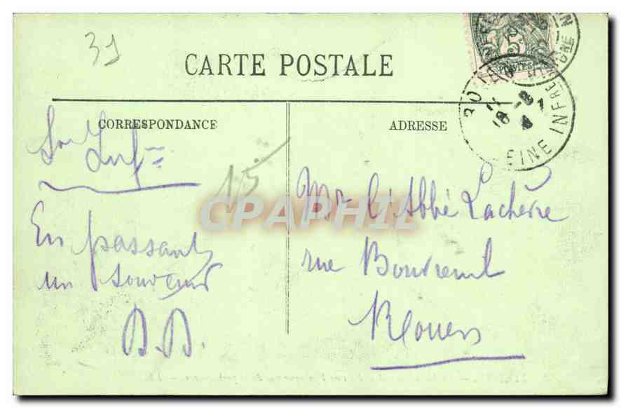 La Maladetta et le Port de Venasque vus de Superbagnères — LUCHON — LL — n°153 — Reverso