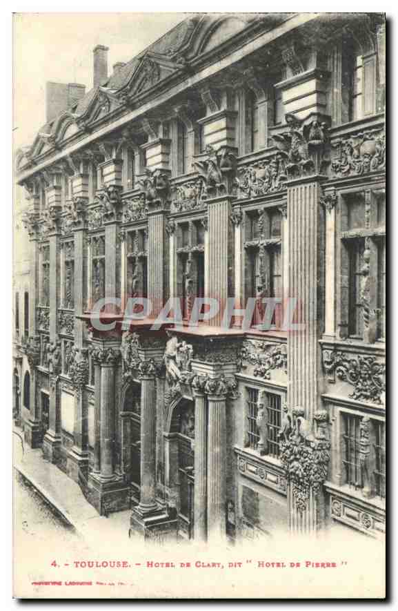 Toulouse - Hôtel de Clart, dit 'Hôtel de Pierre' — éditeur LADROITE, n°4