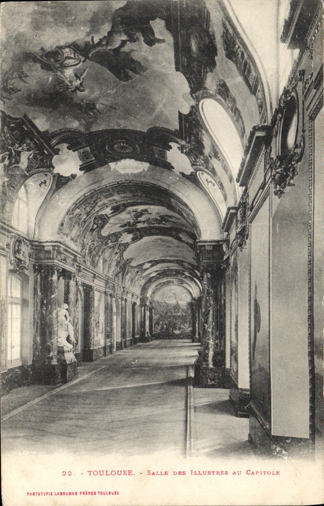 Toulouse - Salle des Illustres au Capitole — Phototypie Labouche Frères Toulouse, n°22