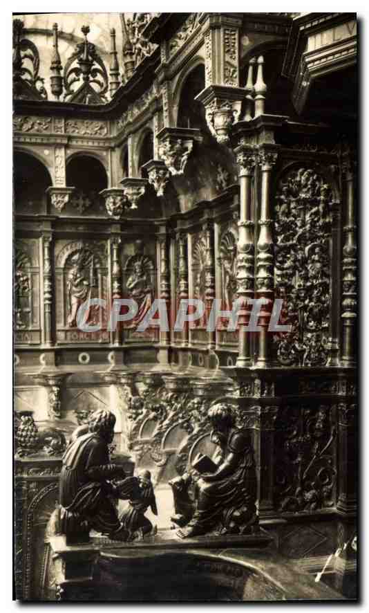 CPA St Bertrand de Comminges Detail du choeur l'arbre de Jesse 