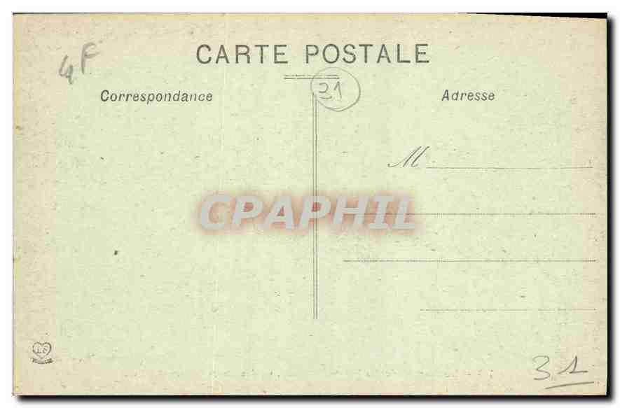 CPA Luchon Pic des Posets vu des Gours Blancs  — Rückseite