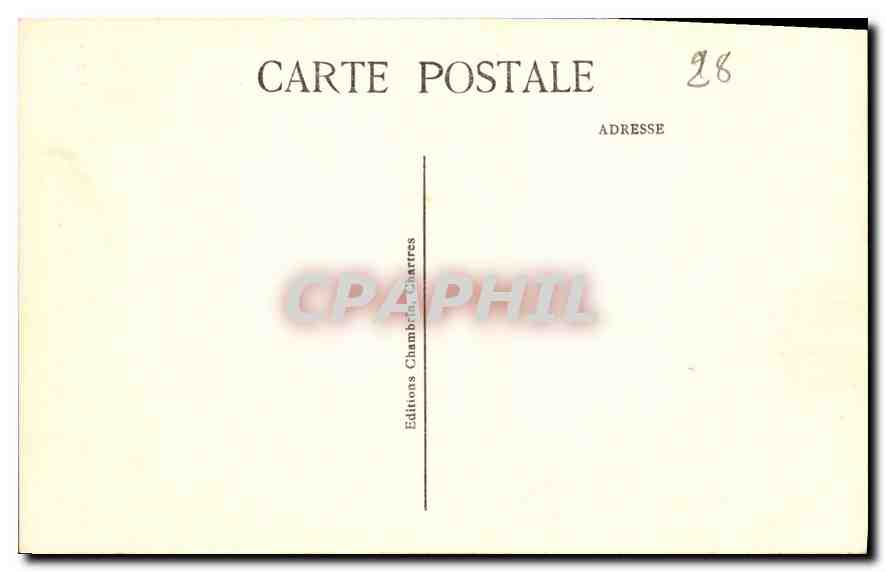 CPA Cathedrale de Chartres Vierge Cloture du Choeur  — Verso