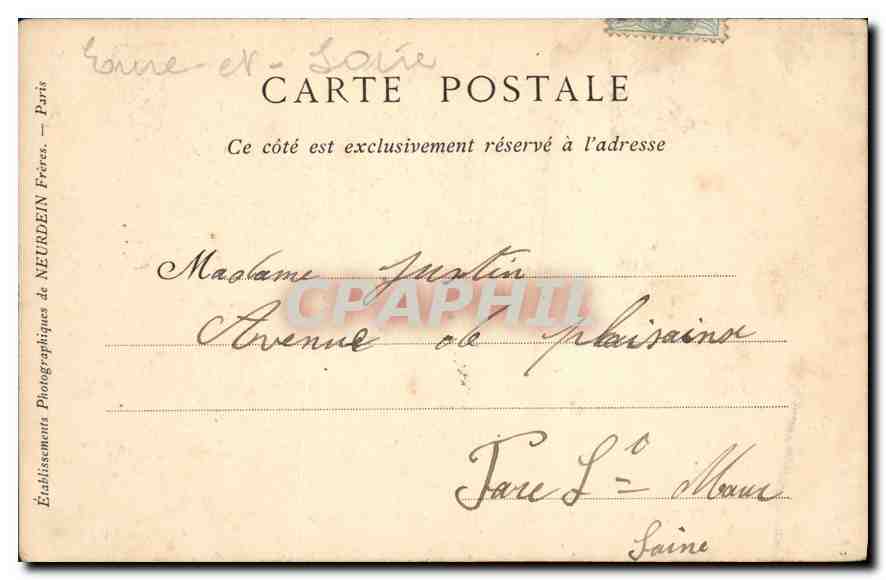 CPA Dreux Chapelle Saint Louis Tombeau du Duc d'Aumale  — Verso