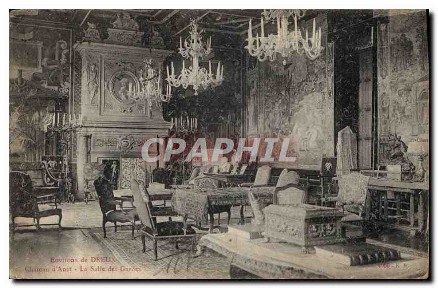Château d'Anet - La Salle des Gardes — DREUX, n° 456