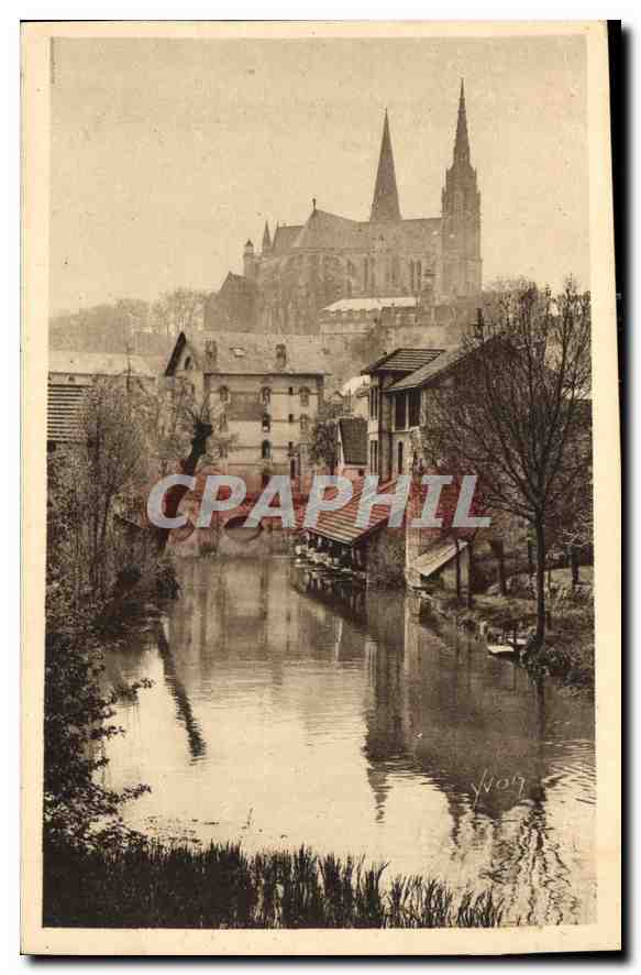 CPA Chartres Eure et Loir Les Bords de l'Eure 
