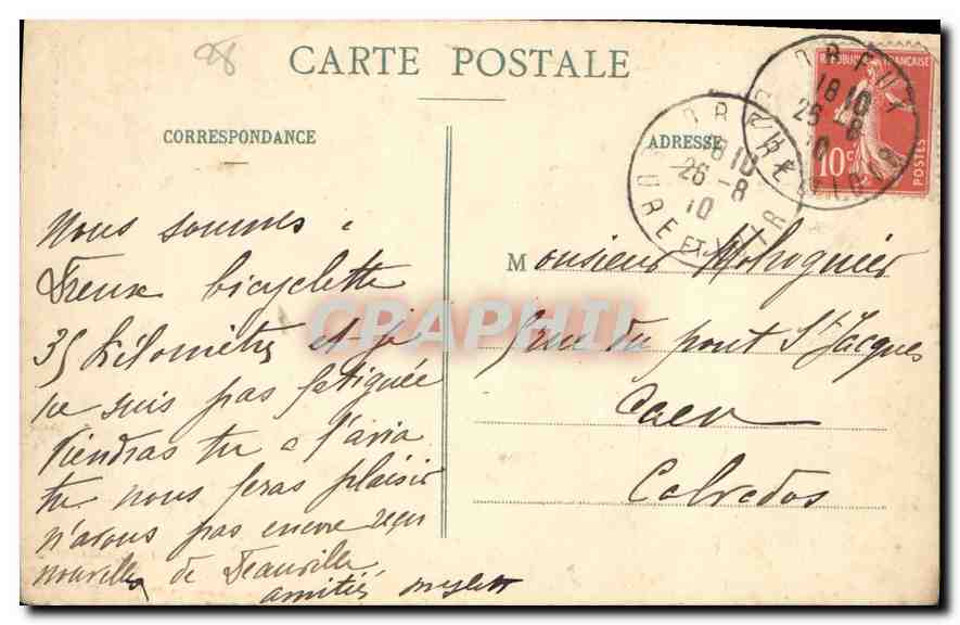 Dreux - Chapelle Saint-Louis — Sépulture de la Famille d'Orléans — Collection G. Champagne — Rückseite