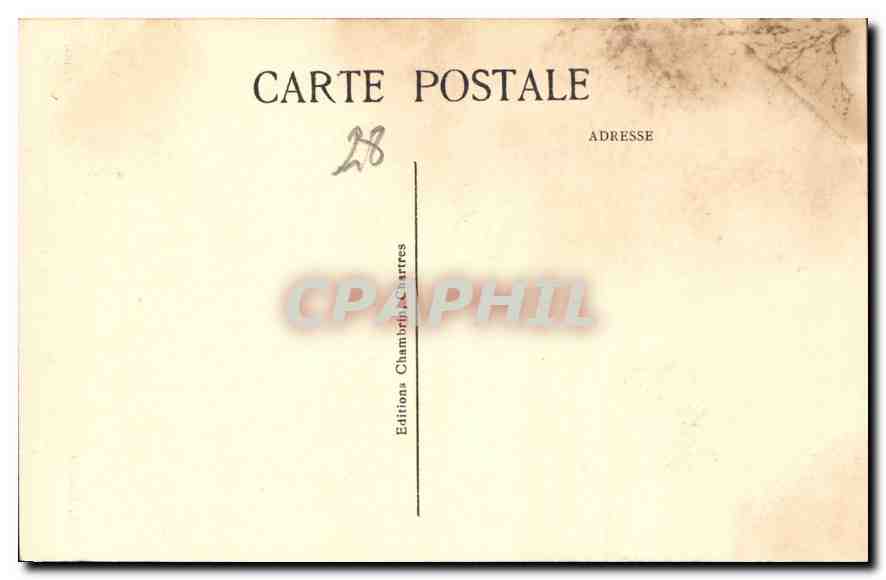 CPA Cathedrale de Chartres roi et Reines de Juda Portail Royal XII siecle  — Verso