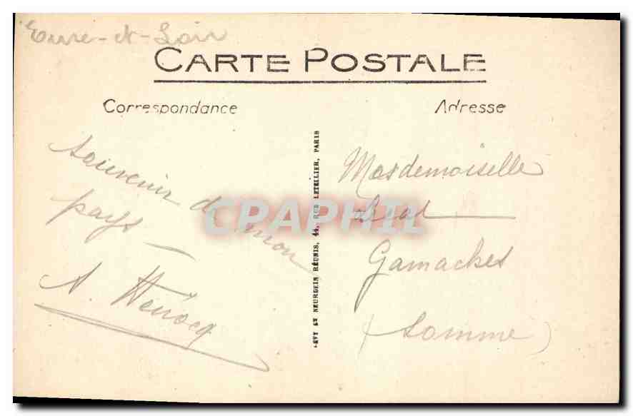 Dreux - La Chapelle Saint-Louis - ND. — Verso