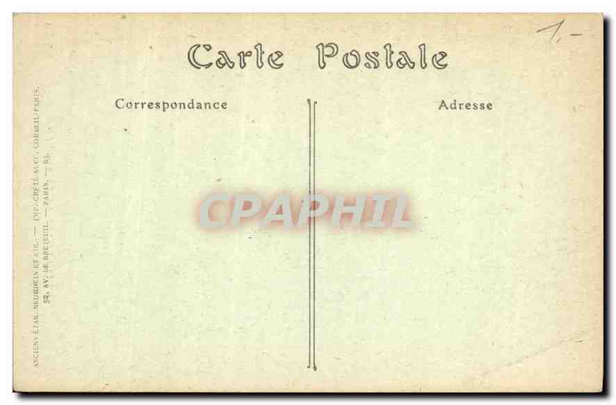 CPA Cathedrale de Chartres la Nef et le Choeur  — Verso