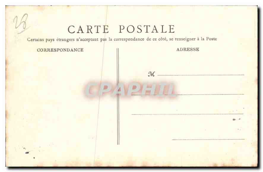 CPA Bonneval Ancienne Abbaye du XIV siecle  — Rückseite