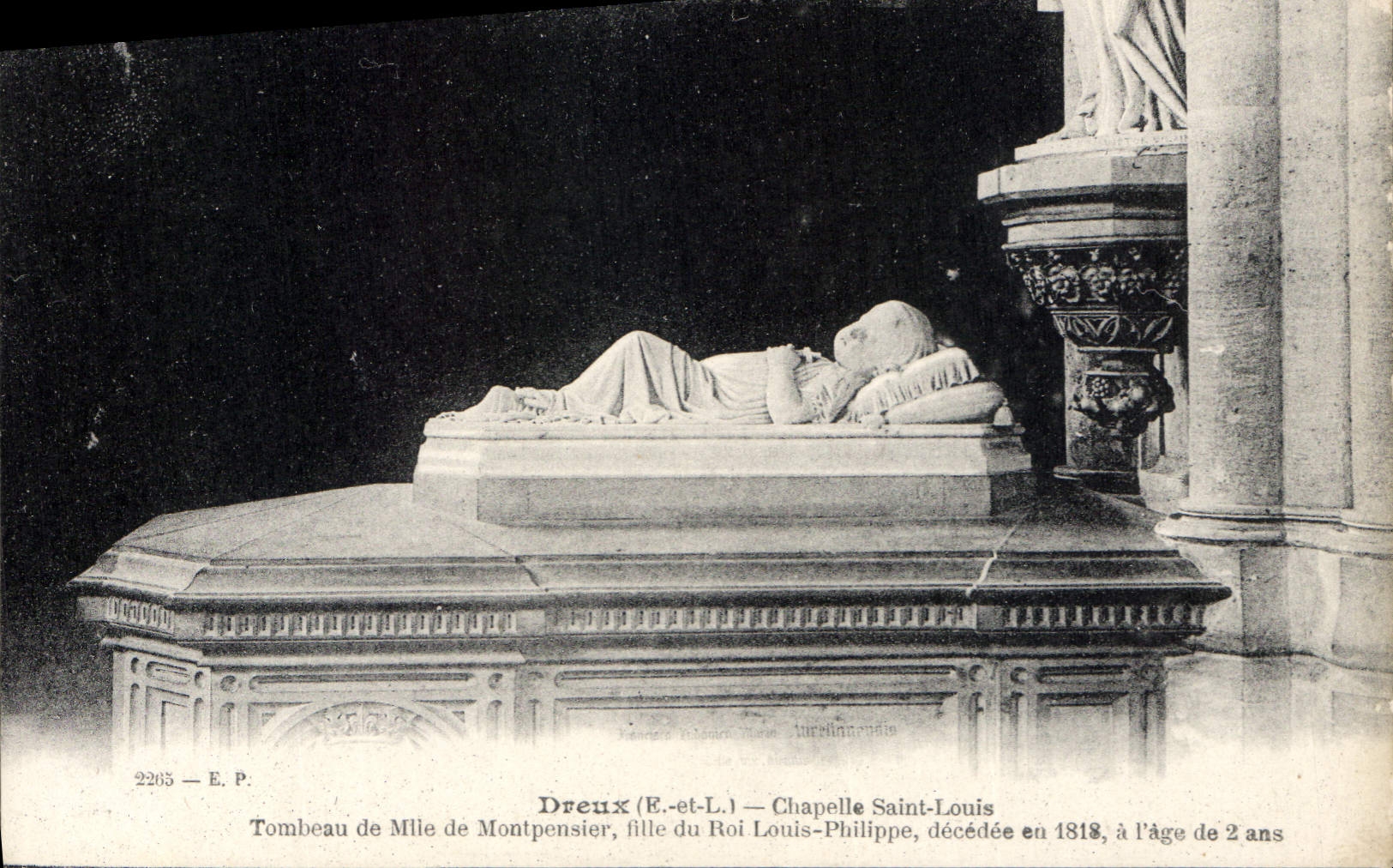 Tombeau de Mlle de Montpensier — Chapelle Saint-Louis — Dreux (E.-et-L.)