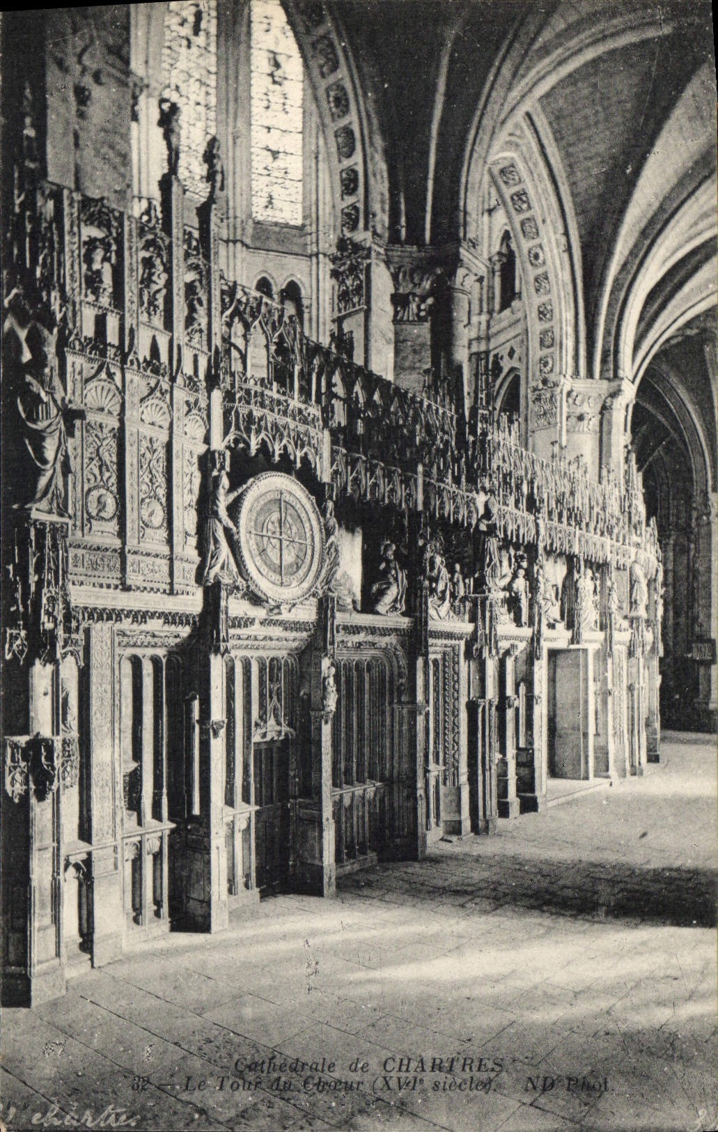CPA Cathedrale de Chartres le Tour du Choeur XVI siecle 