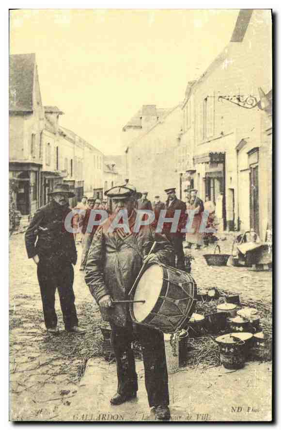 REPRO Gallardon Le tambour de ville Folklore