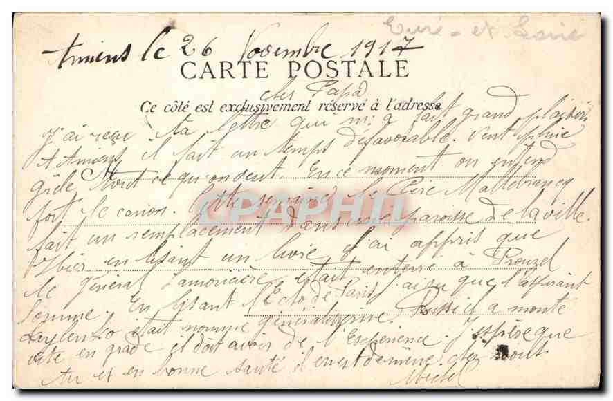 Dreux — Détail du Chœur de l'Église Saint-Pierre — CPAPHIL n°21 — Rückseite
