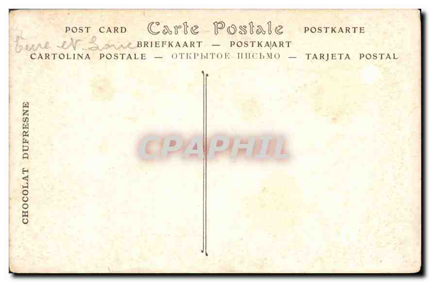 CPA Cathedrale de Chartres Portail Royal  — Verso