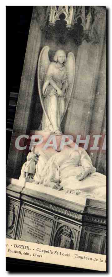 CPA Dreux Chapelle St Louis tombeau de la 