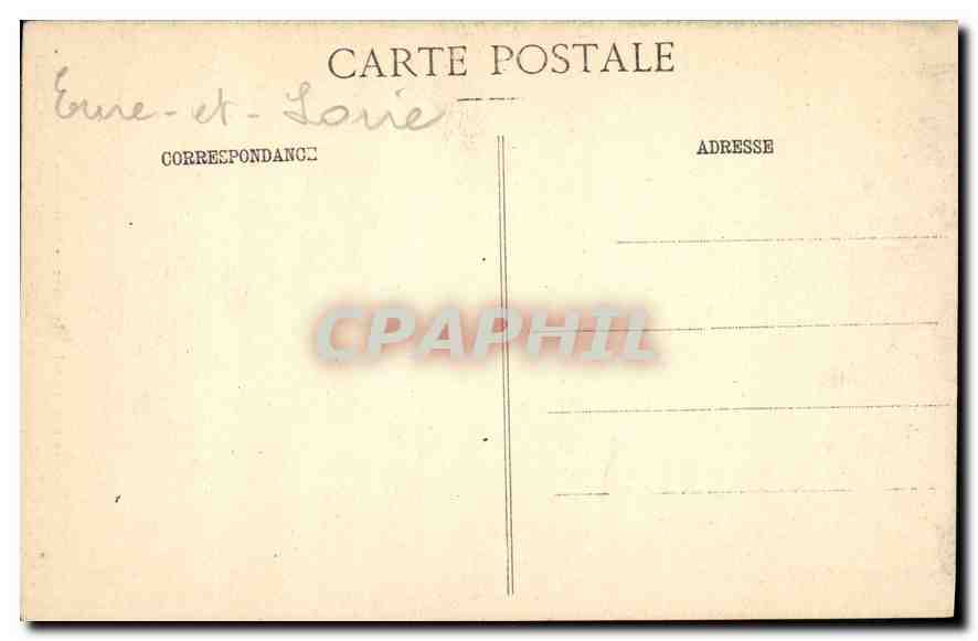 CPA Dreux Chapelle St Louis tombeau de la  — Rückseite