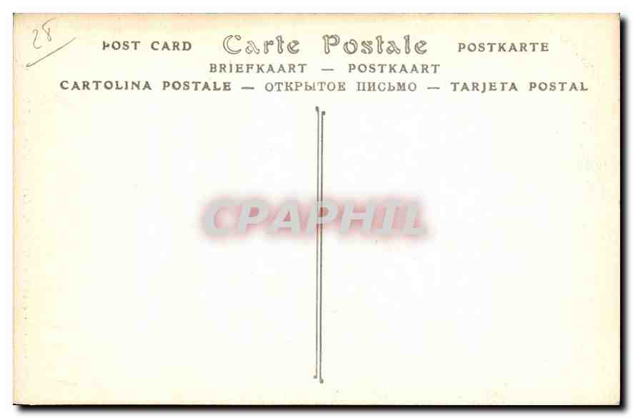 CPA Cathedrale de Chartres les Combles  — Verso