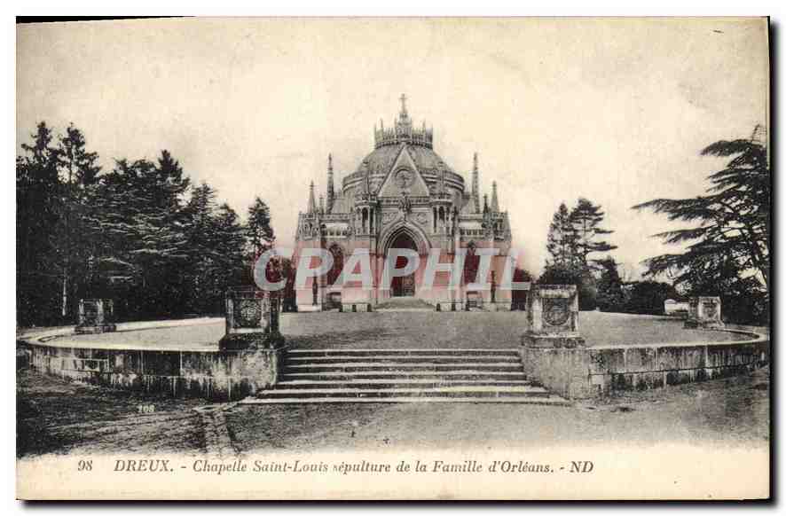 Dreux - Chapelle Saint-Louis sépulture de la Famille d'Orléans - ND