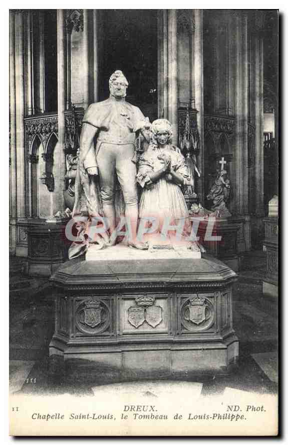 Chapelle Saint-Louis — Tombeau de Louis-Philippe — ND. Phot. Dreux