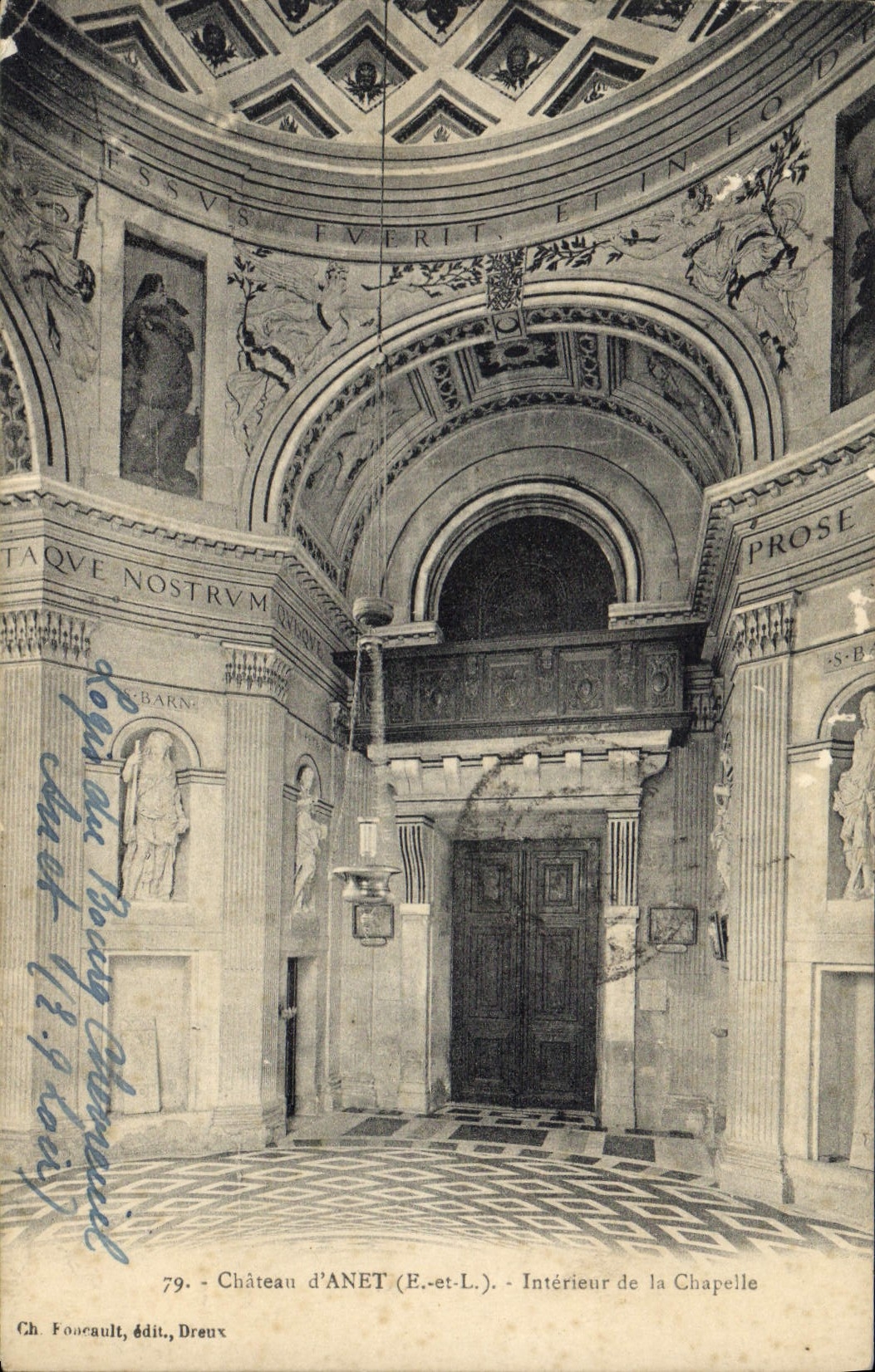 Château d'ANET (E.-et-L.) — Intérieur de la Chapelle — Ch. Foacault, Dreux
