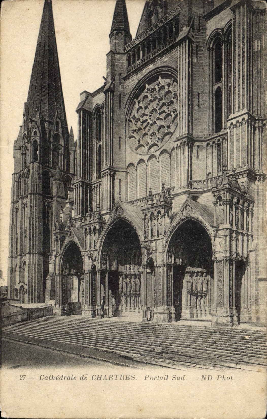 Cathédrale de Chartres — Portail Sud — ND Phot. n°27