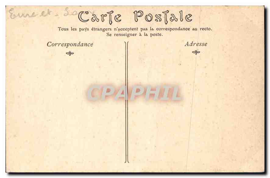 CPA Cathedrale de Chartres Fragment du Tour du Choeur XVI siecle  — Rückseite