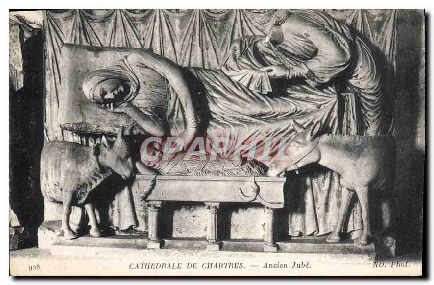 CPA Cathedrale de Chartres Ancien Jube 