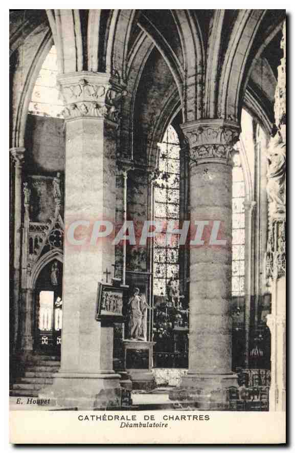 Cathédrale de Chartres — Déambulatoire — E. Houpet