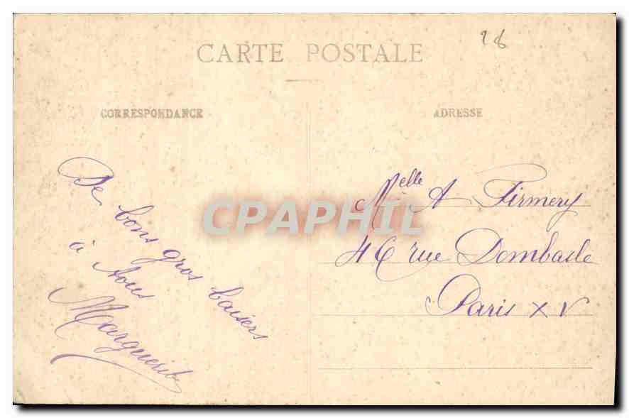 CPA Chateau d'Anet Fontaine dans le Parc  — Verso