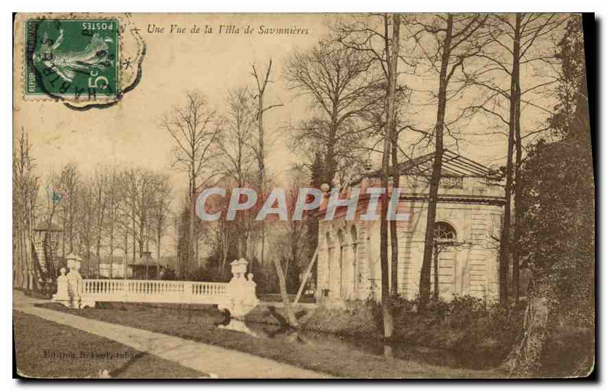 CPA Une Vue de la Villa de Savonnieres 