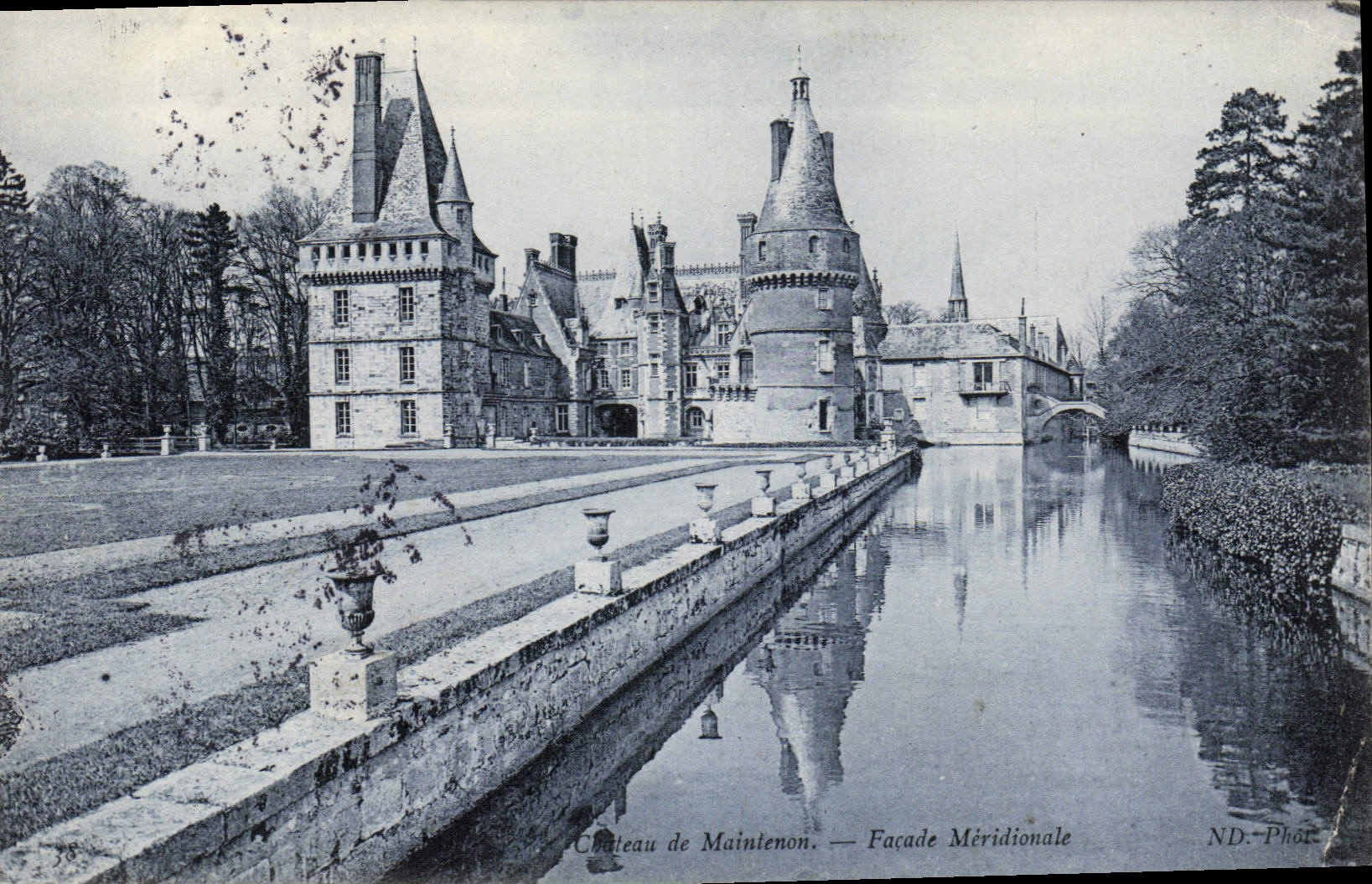 CPA Chateau de Maitenon Facade Meridionale 