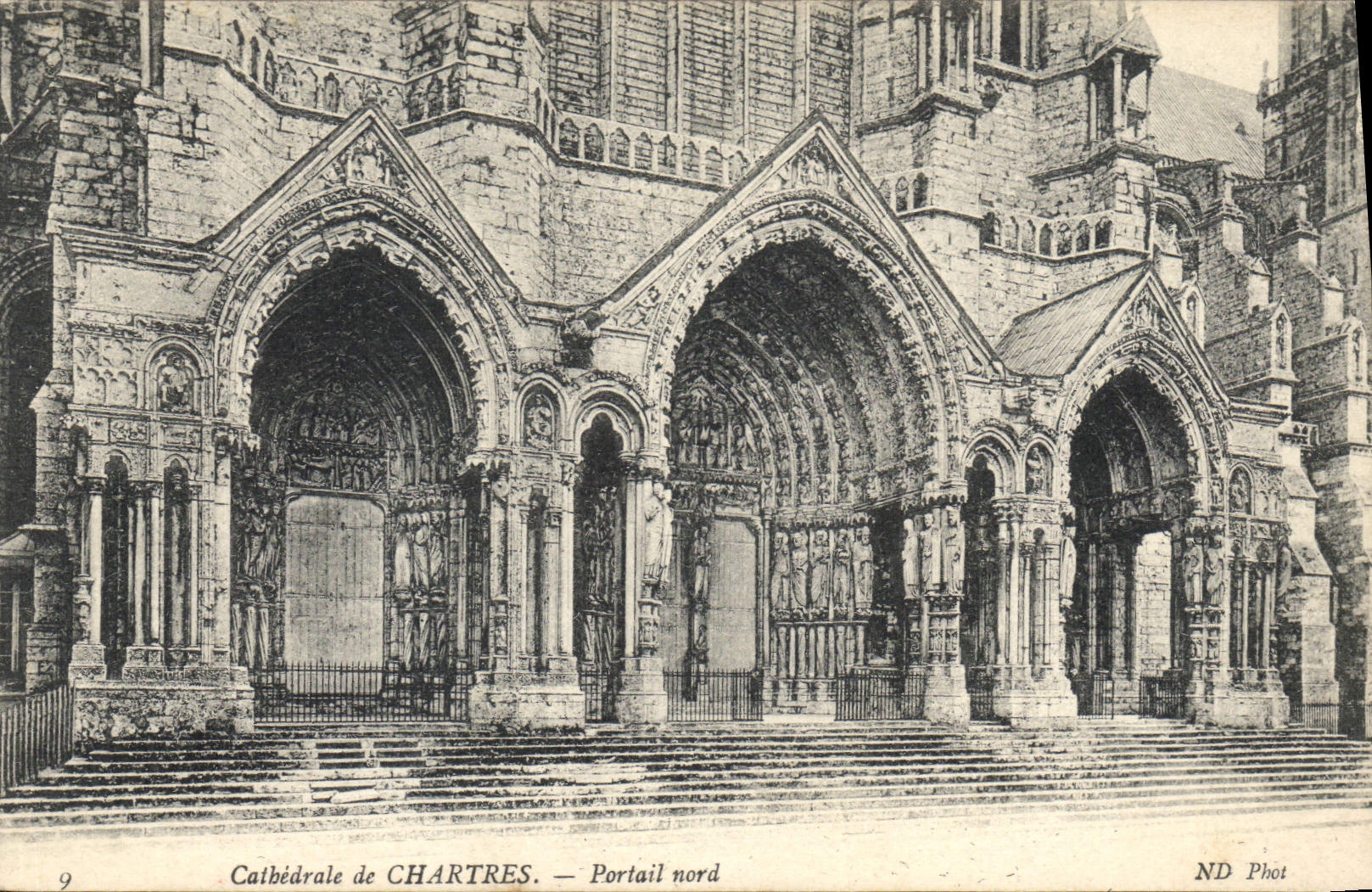 Cathédrale de CHARTRES — Portail nord — ND Phot