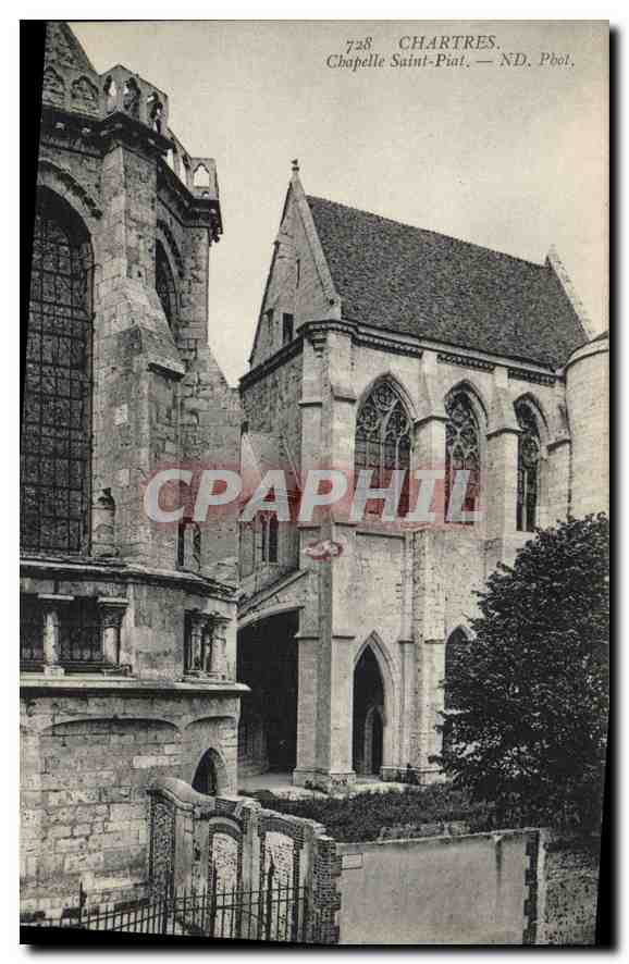 CPA Chartres Chapelle Saint Piat 