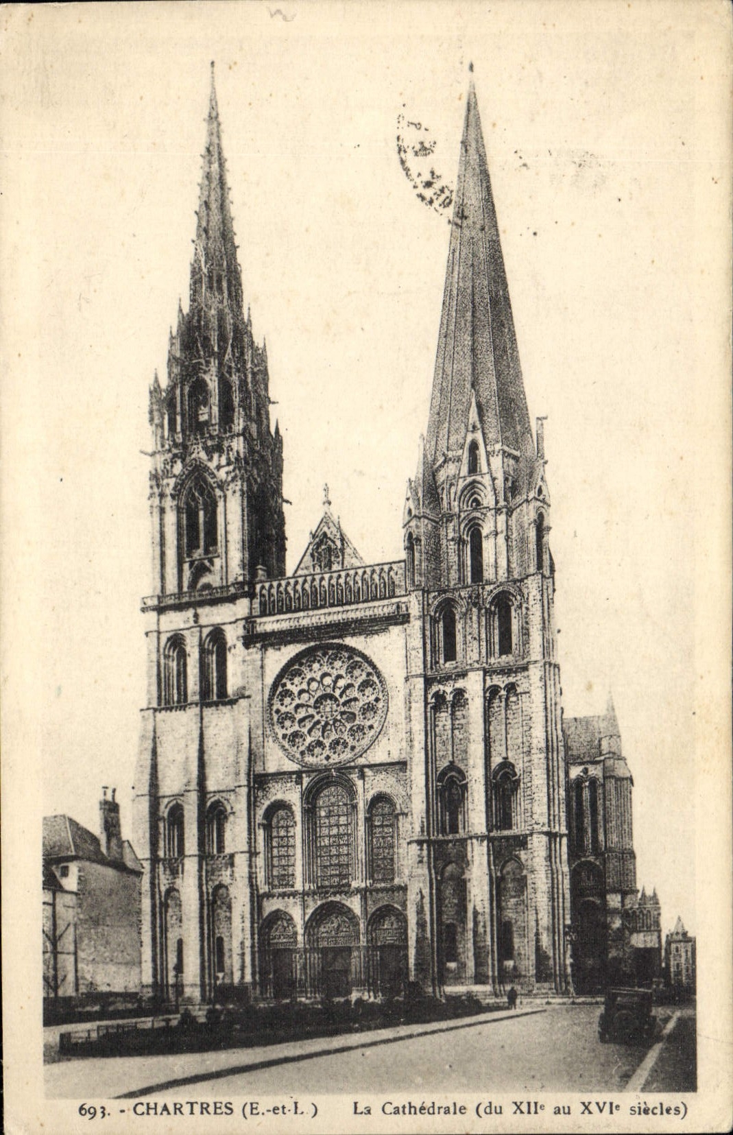 CPA Chartres E et L La Cathedrale du XII au XVI siecles 