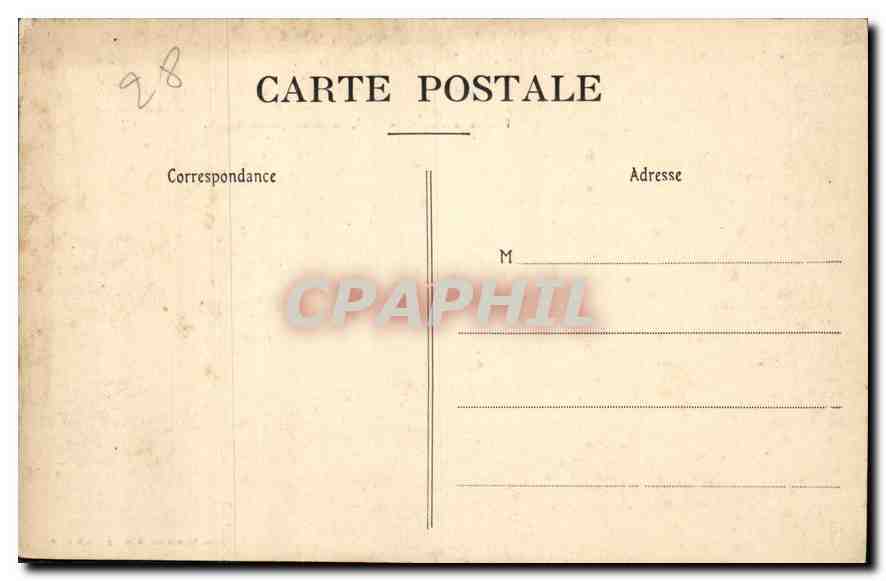 CPA Chateau de Maintenon  — Verso